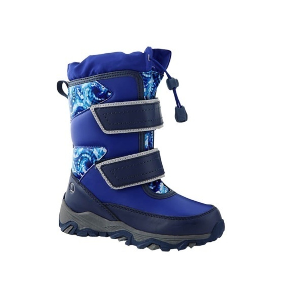 Lands’‎ End kids Snow Flurry Insulated Winter Boots Blue Size 4